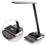 2 in 1 Touch LED Desk Lamp Table Lamp _QI Wireless Charger